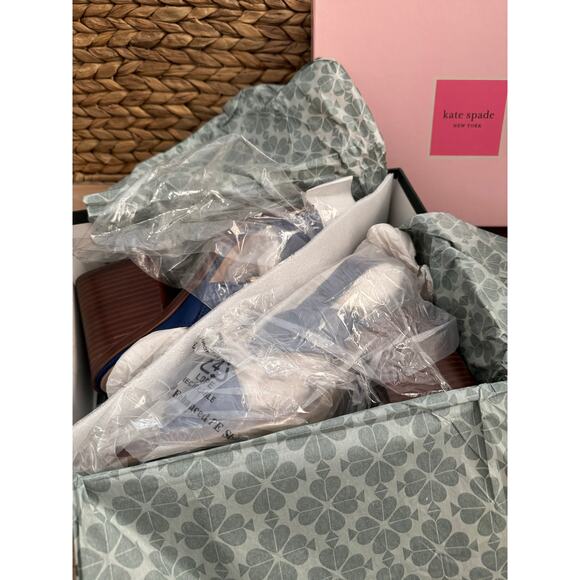 Kate spade new york DEFACED Raleigh Chunky-Heeled Slingback Sandals - Picture 8 of 9